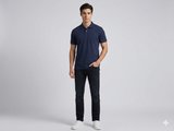 GUESS Erkek Polo Yaka Kısa Kollu Basic T-Shirt M6GP18K3086