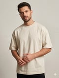 VAGANZA Erkek Düz Siyah Günlük T-Shirt 7018