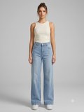 ONİX Işıltılı Sim Baskılı Wide Leg Palazzo Jean Kot Pantolon 731