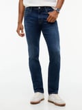 TOMMY Soluk Görünümlü Kot Pantolon DM0DM23479-1BK