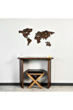 3D Metal Üzeri Ahşap Dünya Haritası, Ahşap Duvar Haritası, Gerçek Dünya Haritası, Yeni Dizayn Harita