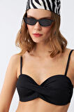 Giyim Kadın Straplez Siyah Bikini Takımı