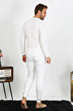 Giyim Erkek Pamuk Ekru İçlik Takım