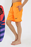 Giyim Erkek Turuncu Deniz Şortu
