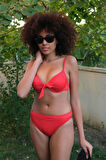 Giyim Kadın Destekli Fiyonklu Alt Üst Kırmızı Bikini Takım