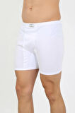 Giyim Erkek Pamuk Paçalı Külot Beyaz