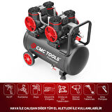 CMC CMC-0913 50 Litre Sessiz Yağsız Hava Kompresörü 4 Hp