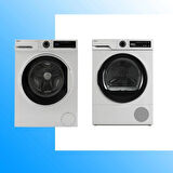 Regal CMI 100122 10 KG Çamaşır Makinesi + KM 101132 10 KG Kurutma Makinesi