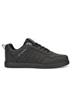 Luttoon 4189-24 Deri Anatomik Hafıza Taban Erkek Sneaker Siyah Füme