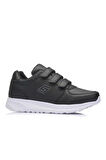 Parley 918-24 Deri Cırtlı Anatomik Kadın Sneaker Siyah Beyaz