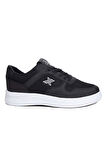 Luttoon 4027-25 Deri Anorak Anatomik Erkek Sneaker Siyah Beyaz 45-48