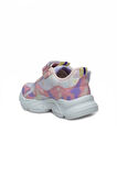 Alessio 034-25 Simli Kelebek Kız Çocuk Sneaker Pembe Beyaz 26-30