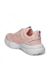Alessio 010-25 Simli Maskotlu Kız Çocuk Sneaker Pudra Pembe 31-35