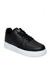 Best Of 042-25 Deri Air Anatomik Erkek Sneaker Siyah Beyaz