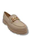 Fancy 801-25 Deri Loafer Tokalı Kadın Ayakkabı