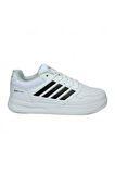 Best Of 074-25 Deri Slash Anatomik Erkek Sneaker Beyaz Siyah