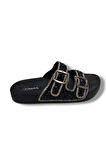 Pienn 20057-001 Anatomik Fashion Taşlı  Kadın Terlik
