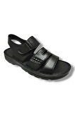 Class C605-25 Deri Anatomik Cırt Bant Soft Erkek Sandalet