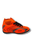 Walked 435-25 Çocuk Çoraplı Halı Saha Krampon Turuncu Siyah 31-35