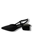 C-Shoes 6004-25 Zara V Ağız Kısa Topuk Kadın Ayakkab