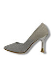 Cshoes 751-25 Simli İnce Topuk Kadın Stiletto