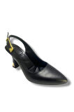 C-Shoes J800-25 Arkası Açık İnce Topuk Kadın Stiletto