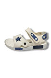 Şiringenç 1525-20 Anatomik Çirt Bant Erkek Çocuk Sandalet Beyaz Mavi