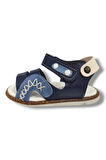 Şirinbebe 1548-20 Anatomik Dikiş Çirtli Erkek Çocuk Sandalet Lacivert Mavi 21-25
