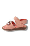 Şirinbebe 1646-20 Tek Bant Çiçekli Kız Çocuk Sandalet 21-25