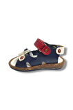 Şirinbebe 1660-20 Çift Cırt Tokalı Erkek Çocuk Sandalet Lacivert Kırmızı 21-25