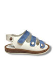 Şiringenç 1672-20 3 Bant Erkek Çocuk Sandalet Beyaz Mavi 26-30