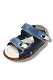 Şirinbebe 1710-20 Çift Cırt Tokalı Erkek Çocuk Sandalet Lacivert Mavi 18-20