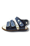 Şirinbebe 1717-20 3 Cırt Bant Erkek Çocuk Sandalet Lacivert Mavi 21-25