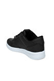 Luttoon 4027-25 Cilt Deri Anatomik Erkek Sneaker Siyah Beyaz