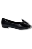 C-Shoes YS304-26 Cilt Kapsüllü Saten Papyonlu Anatomik Kadın Babet