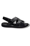 Cakgo 241-26 Hakiki Deri Ultra Soft Çapraz Bant Anatomik Erkek Sandalet