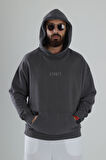 Oversize Füme Hoodie