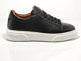 Cem Pekşen Makras Tommy İçi Dışı Deri Siyah Sneakers