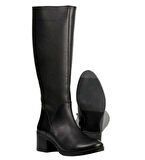 Castleblack 92900-1 Siyah Kadın Kışlık Deri Çizme