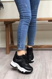 Flet 209 Siyah-Beyaz Kadın Spor Sneaker