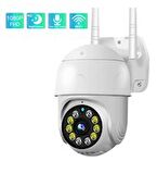 QASUL Dış Mekan Full Hd Wifi Kamera Su Geçirmez Hareket Sensörlü Gece Görüşlü Ip KameraQASUL CMR13