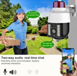 qasulÇakarlı Speed Dome Kablosuz Dış Mekan Güvenlik Kamerası CMR21 Camera Alarm-Özellikli