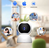 4MP FULL HD GECE GÖRÜŞLÜ UZAKTAN HAREKET ETİRME İZLEME ÖZELİKLİ EV OFİS BAKICI EVCİL HAYVAN KAMERASI CMR26