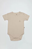 Bistyle Organik Natural Basic Style Yarım Kol Body Bs17103 Bej