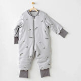 Andywawa Ac26035 Fiber Keep Smiling Uyku Tulumu 2,5 Tog Grey