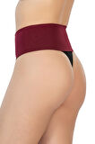 Bordo Mı 2048 Seamless Çift Renk String Korse
