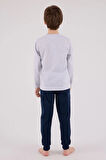 U.s. Polo Assn  Uzun Kol Pijama Takım Us2206-4 Karmelanj