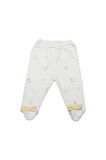 Bistyle Patikli Alt Welcome Baby Duck 16107 Sarı-ekru