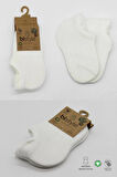 2'li Sneakers Kaymaz Basic Penye Çorap Bs20103 Ekru Ekru