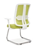 Zeon Büro Ofis Sistemleri // Comfort Visitor Cool Lime Misafir Bekleme Koltuğu Sabit Krom Ayak